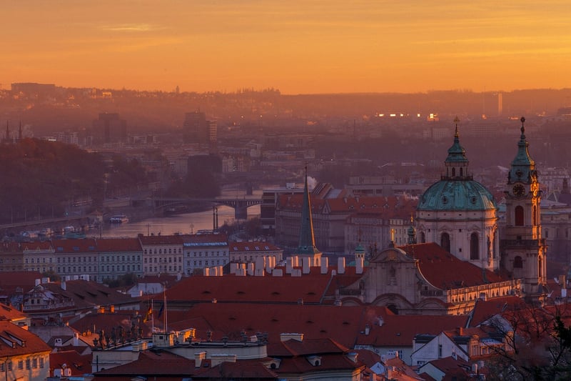 Cityscape at Sunset